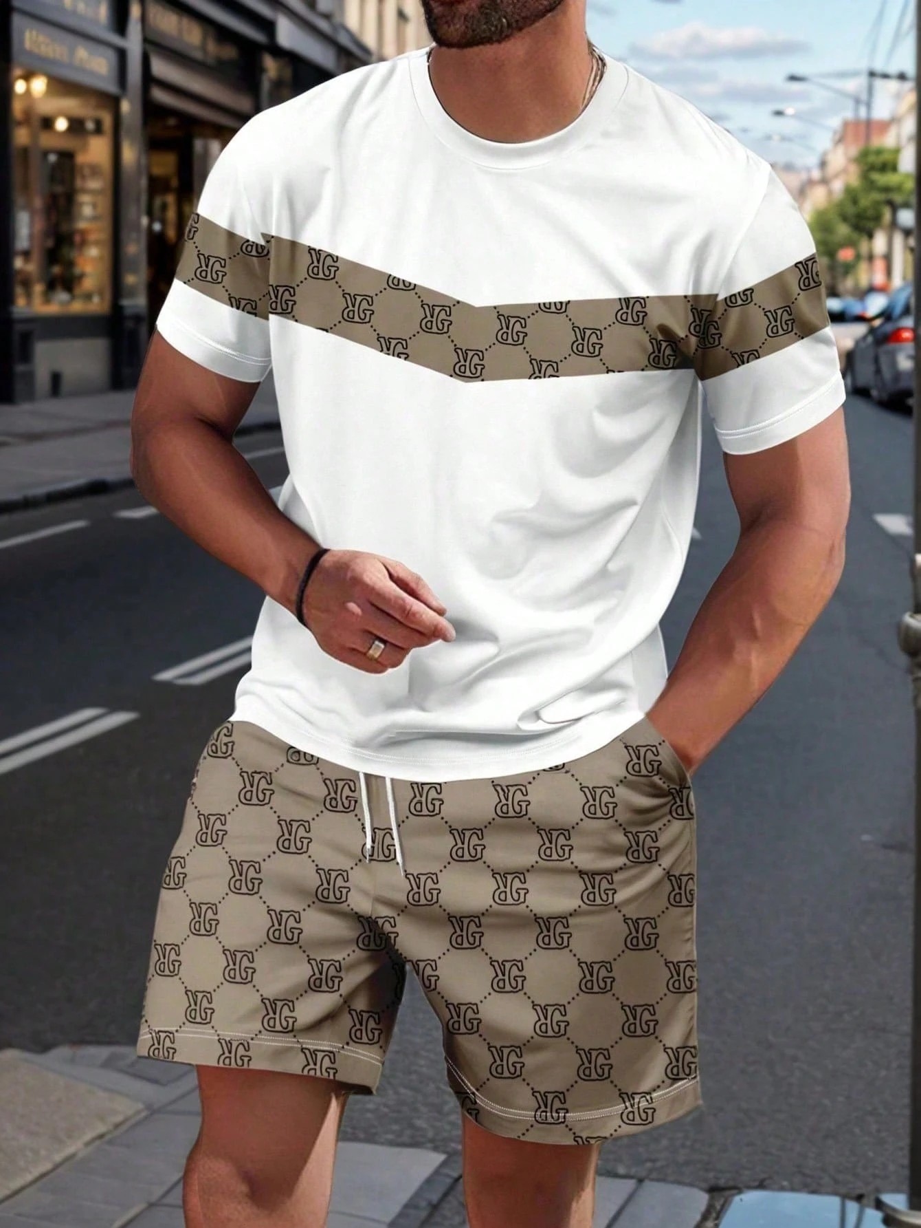 Summer Clothing Men Fashion - 2026년 여름 남성복 3D 프린팅 패턴