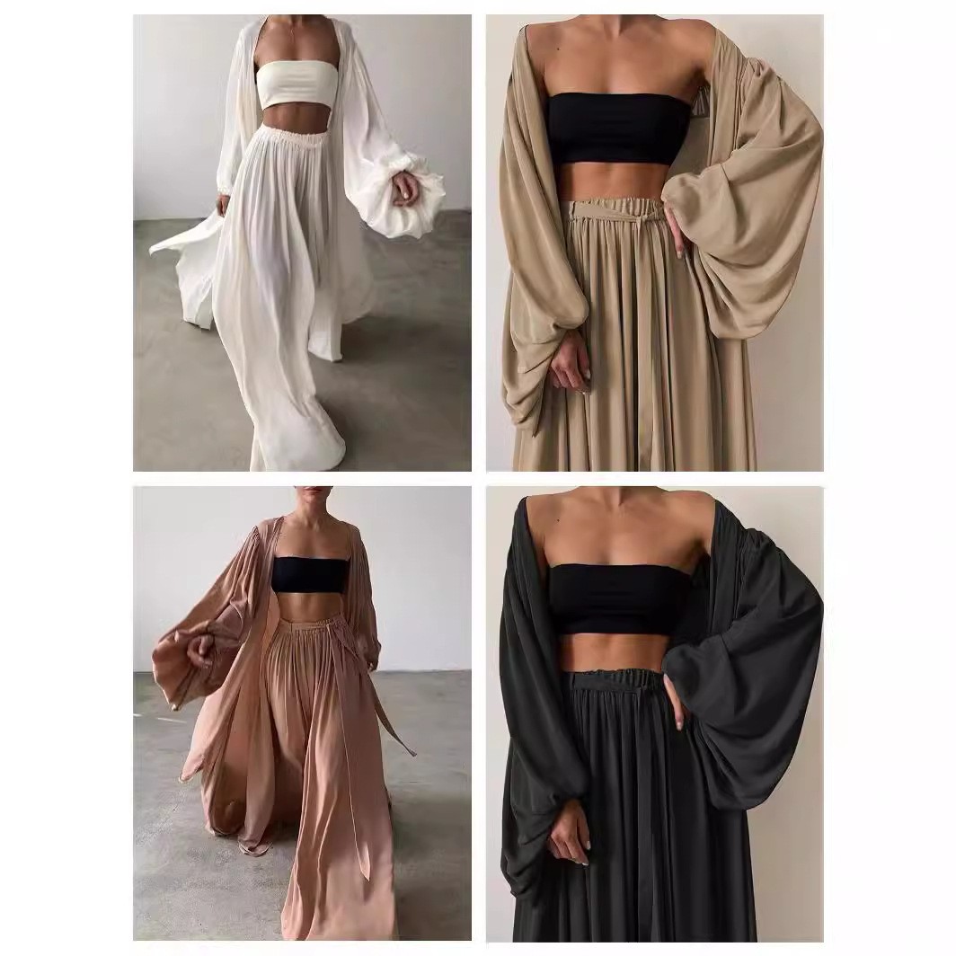 Summer Clothing For Women - 여름 봄 여성 의류 투피스 세트