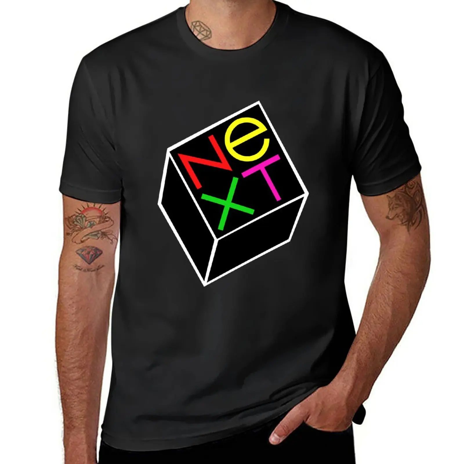 Summer Clothing Next - NEXT 컴퓨팅 스티브 잡스 로고 티셔츠,