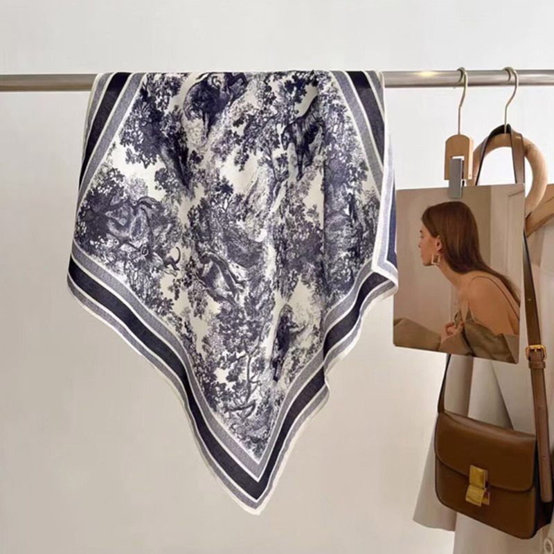 Summer Clothing Accessories - 봄 여름 여성 스카프 시뮬레이션 실크