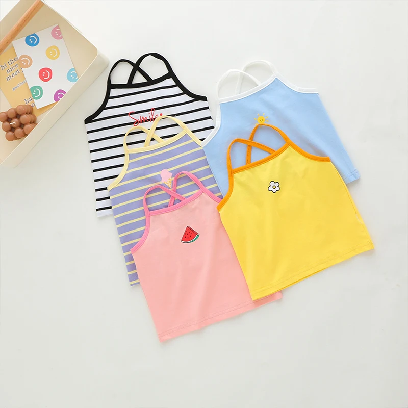 Summer Clothing Newborn - 아동 여름옷 여아 귀여운 만화 탱크탑