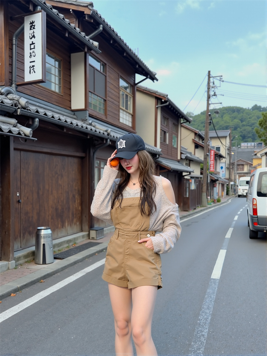 Summer Clothing Trends 2025 Women'S - 데님 빈티지 롬퍼 2025 여성 하이웨이스트