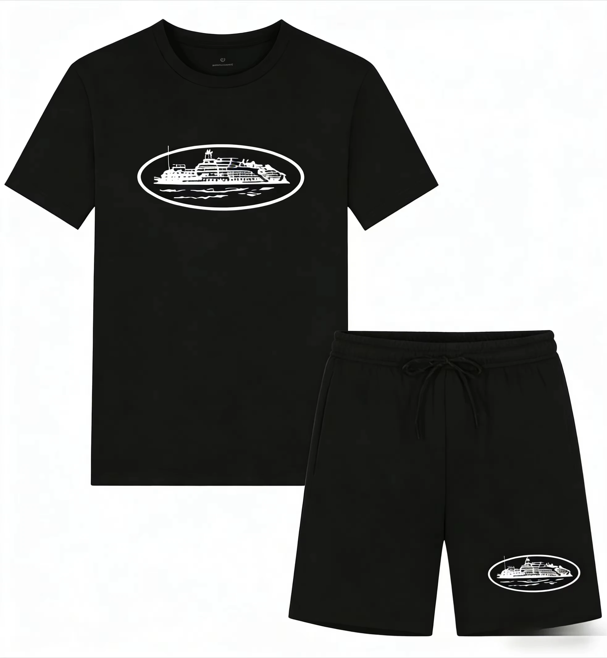 Summer Clothing Men Fashion - 2026 여름 신상 스몰 보트 프린트