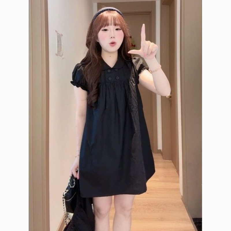 Summer Clothing Looks - 인형 칼라 A라인 원피스 슬림핏 여름