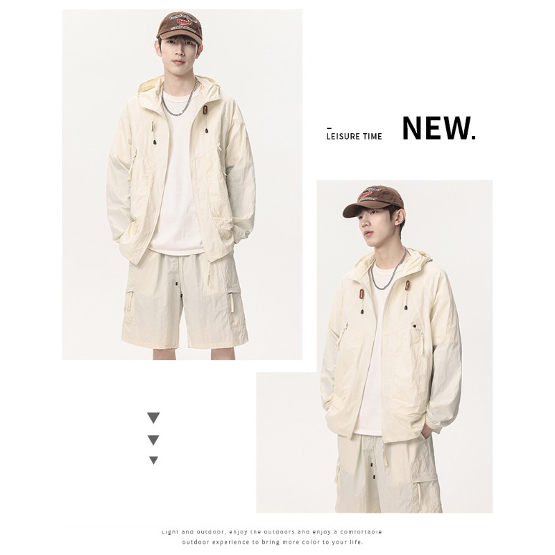 Yours Clothing Summer Jackets - 여름 야외 골프 캐주얼 UV 방지