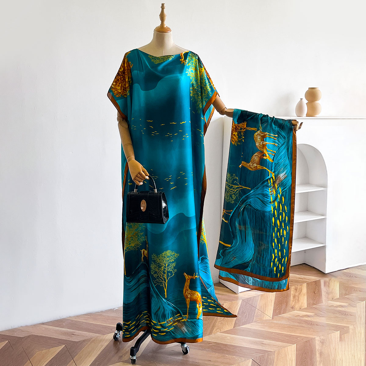 Summer Clothing Accessories - 여성용 롱 숄 두바이 패션 MUMU
