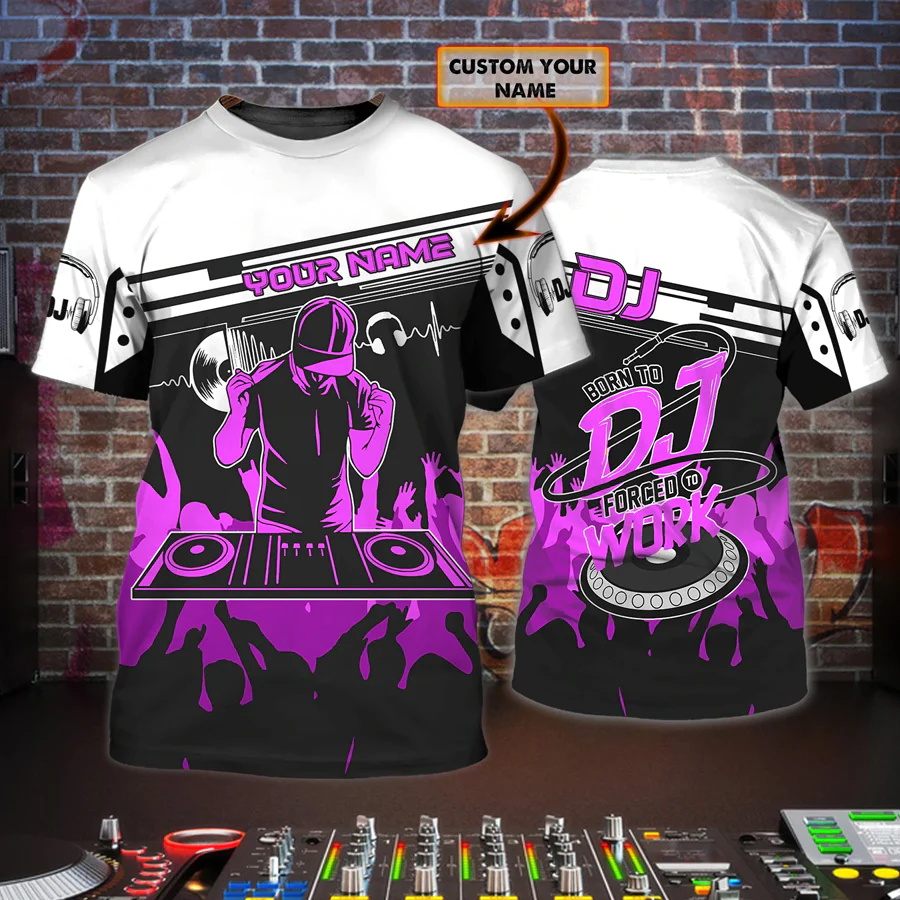 최신 여름 남성 티셔츠 DJ 라이브 맞춤형 이름 3D  - Summer Clothing Name 리뷰 및 가격