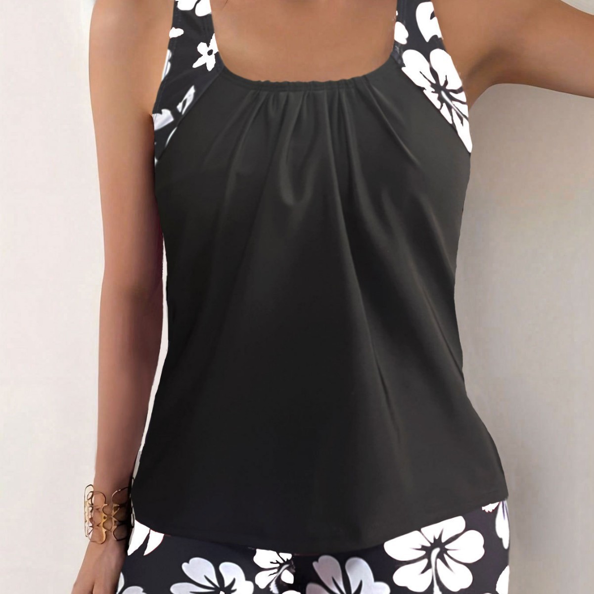 여성 탱키니 반바지 수영복, 단정한 수영복, 여성 탱키 - Halter Neck Top 리뷰 및 가격