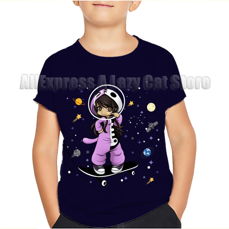 Aphmau Meows 고양이 티셔츠, 만화 아기 티셔 - Summer Clothing Newborn 리뷰 및 가격