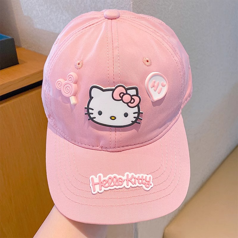 십대를 위한 헬로 키티 야구 모자, 봄/여름 3D 만화 - Sun Hat Wide Brim 리뷰 및 가격