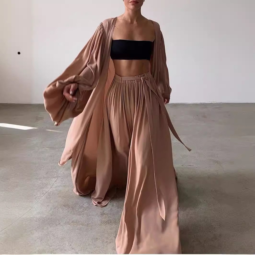 여름 봄 여성 의류 투피스 세트 긴팔 랜턴 슬리브 단색 - Summer Clothing For Women 리뷰 및 가격