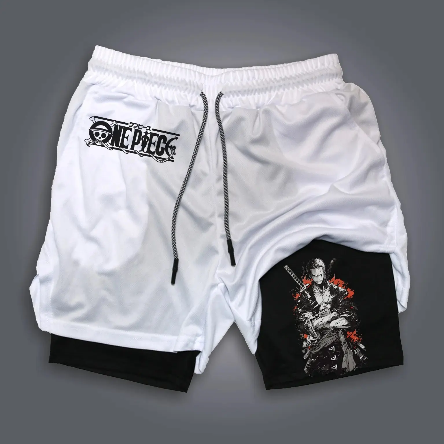 2025 원피스 루피 애니메이션 남성용 체육관 반바지  - Summer Clothing Men 2025 리뷰 및 가격
