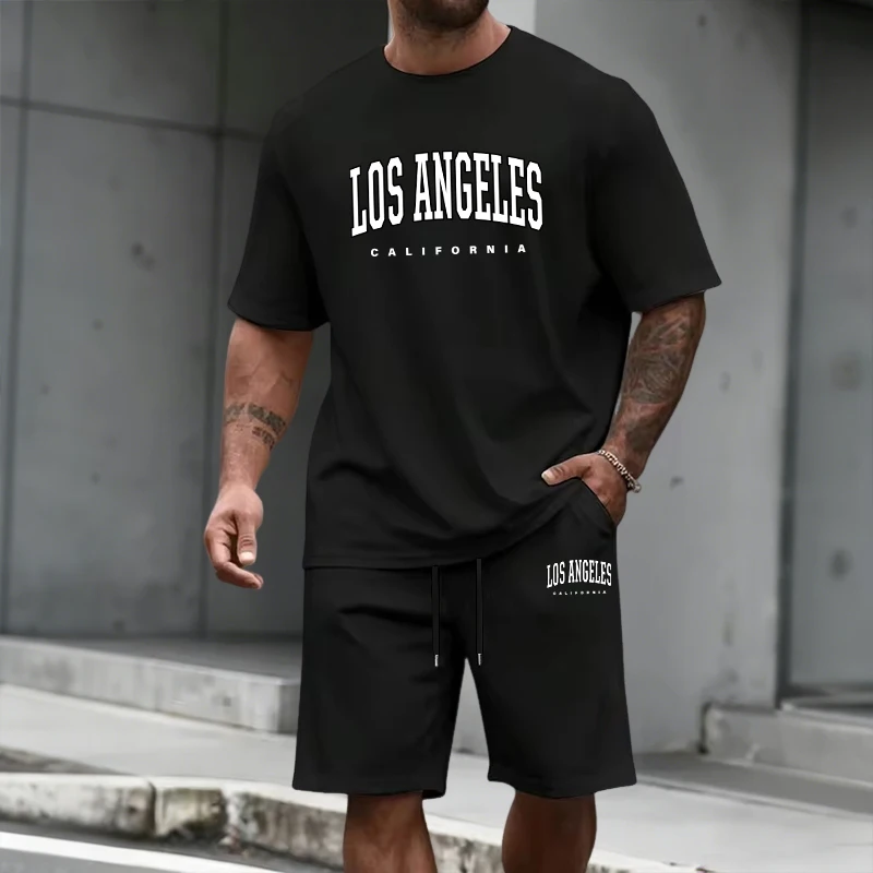 남성 트레이닝복 반팔 상의와 무릎 길이 반바지 2026 - Summer Clothing Men Fashion 리뷰 및 가격