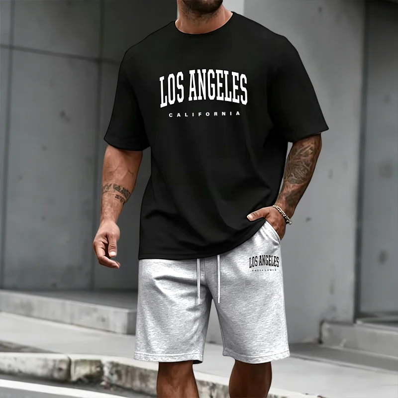 남성 트레이닝복 반팔 상의와 무릎 길이 반바지 2026 - Summer Clothing Men Fashion 리뷰 및 가격