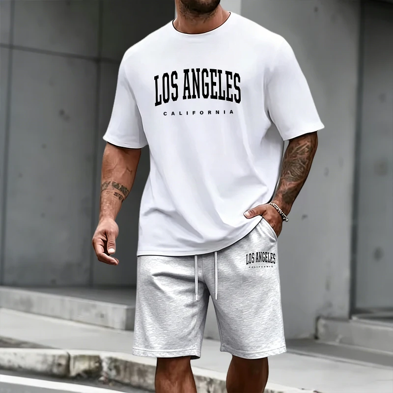 남성 트레이닝복 반팔 상의와 무릎 길이 반바지 2026 - Summer Clothing Men Fashion 리뷰 및 가격