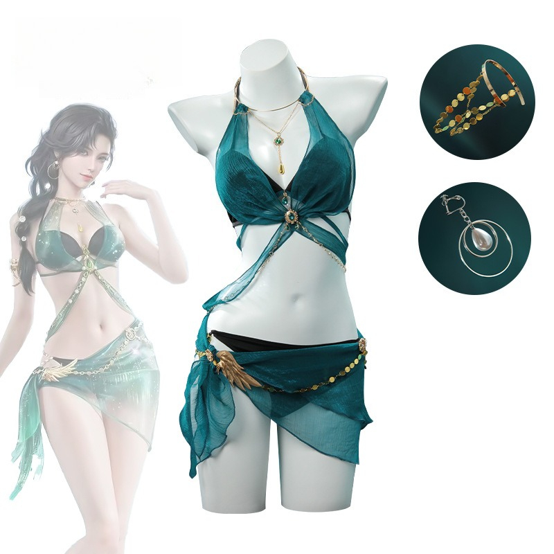 게임 블레이드포인트 나라카 카나안 코스프레 의상 여성용 - Summer Games Clothing 리뷰 및 가격