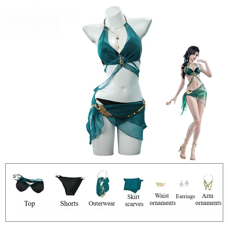 게임 블레이드포인트 나라카 카나안 코스프레 의상 여성용 - Summer Games Clothing 리뷰 및 가격
