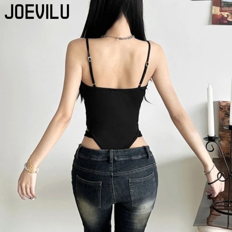 Y2K 블랙 바디수트 여성용 섹시한 슬리브리스 탑 스파 - Summer Clothing Bundle 리뷰 및 가격
