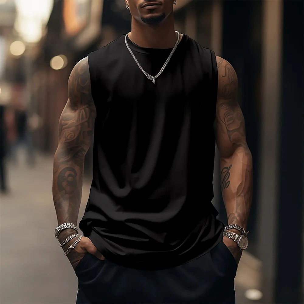 드래곤볼 애니메이션 손오공 프린트 순면 탱크탑 2025 - Summer Clothing Men 2025 리뷰 및 가격
