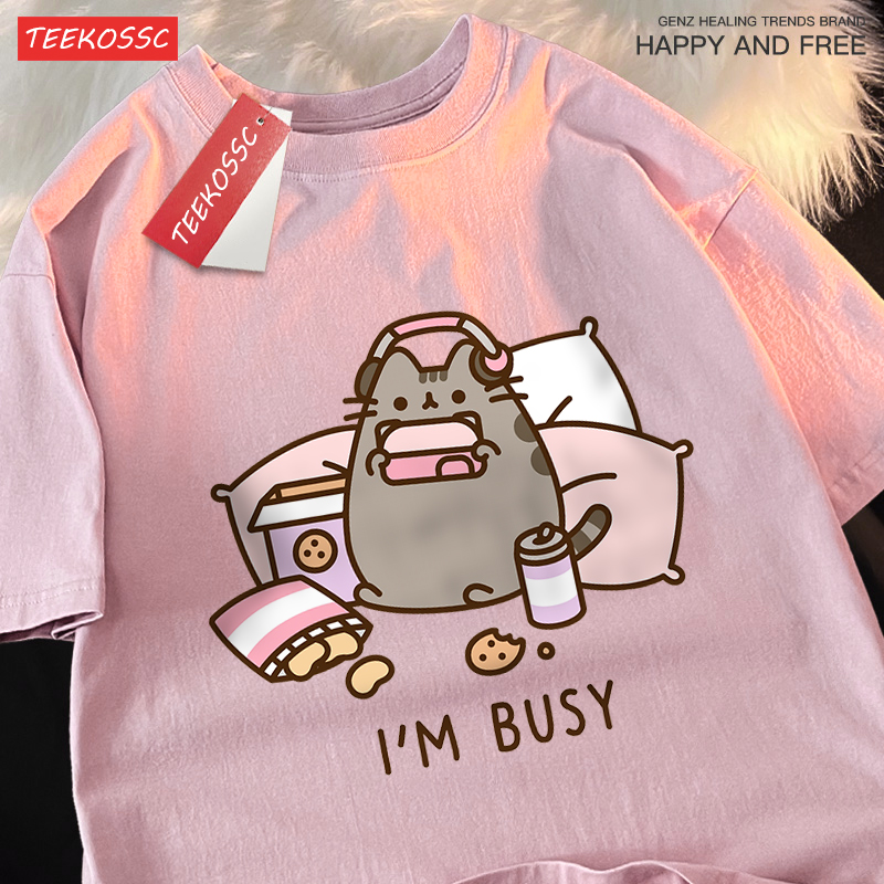 Sorry I'm busy cat 헤드폰 남자 티셔츠, - Summer Games Clothing 리뷰 및 가격
