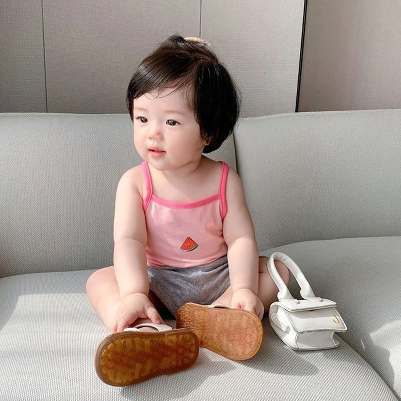 아동 여름옷 여아 귀여운 만화 탱크탑 아동 한국 캐주얼 - Summer Clothing Newborn 리뷰 및 가격