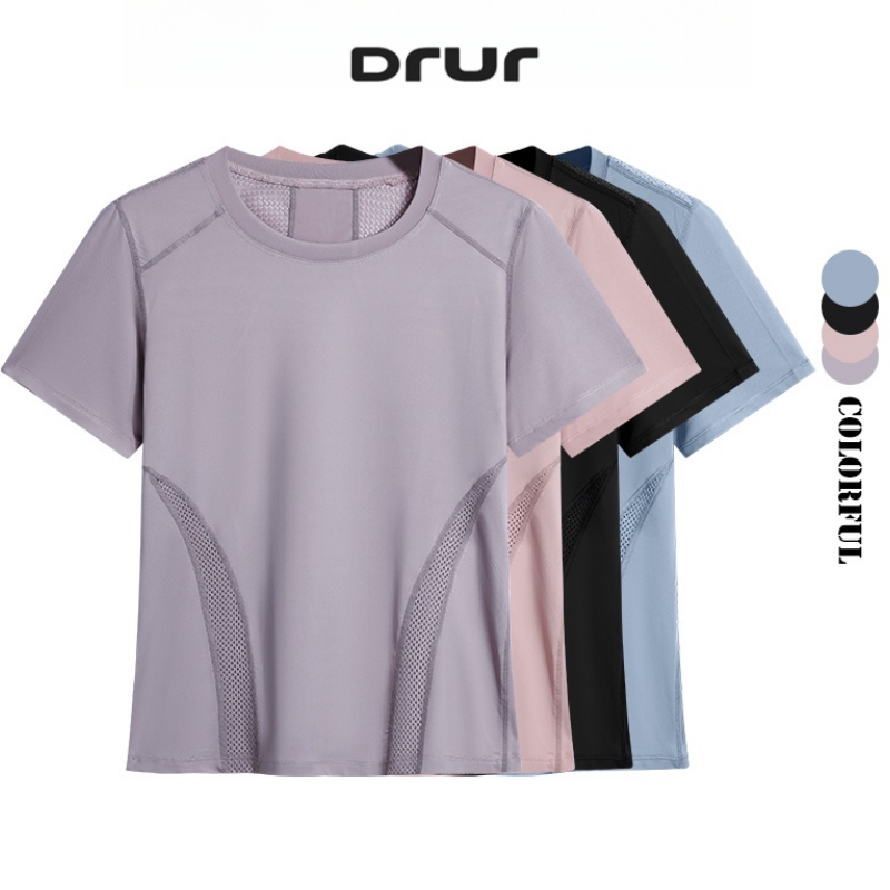 DRUR 여름 경량 러닝 티셔츠 여성용 속건 짐 운동  - Summer Yoga Clothing 리뷰 및 가격