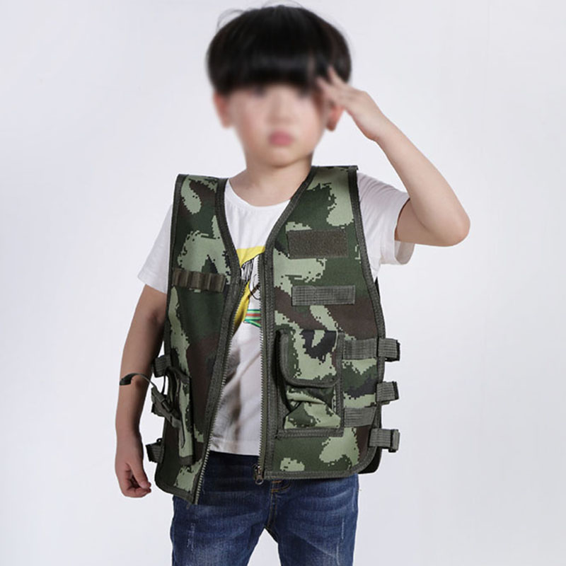 야외 어린이 조끼 전술 소년 소녀 위장 CS 게임 조끼 - Summer Games Clothing 리뷰 및 가격