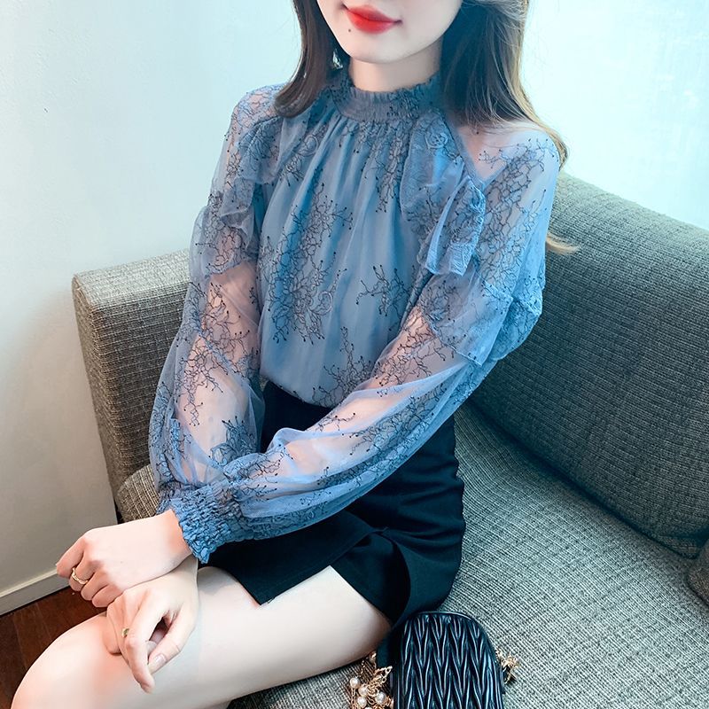 쉬폰 여성 셔츠 및 블라우스 레이스 꽃무늬 럭셔리 디자 - Summer Clothing Trends 2025 Women'S 리뷰 및 가격