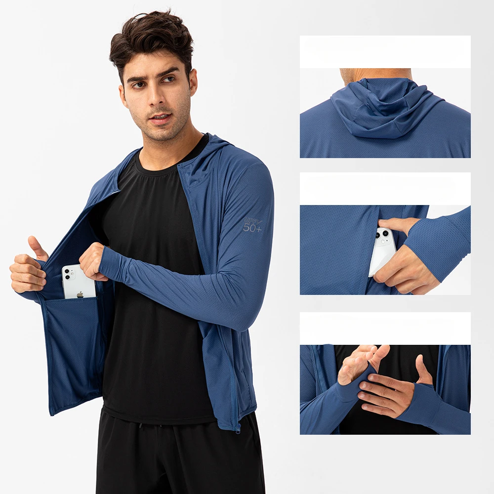 남성용 여름용 얇은 스포츠 자외선 차단 의류 UPF50 - Yours Clothing Summer Jackets 리뷰 및 가격