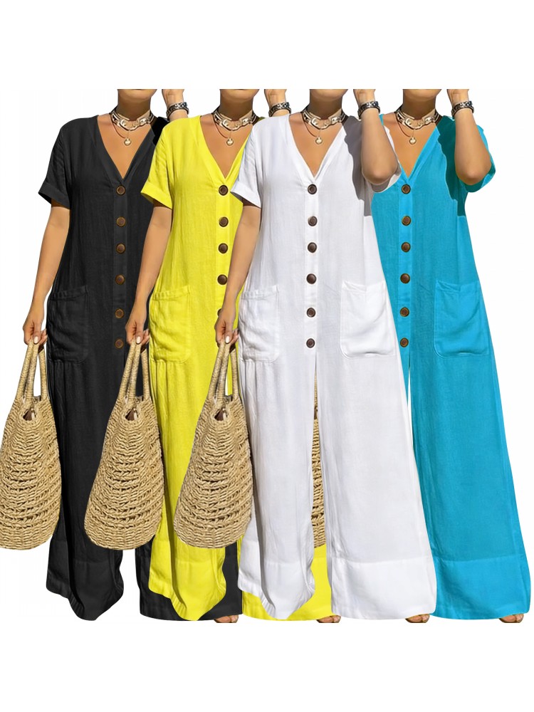 플러스 사이즈 여성 의류 점프수트 여름옷 블루 도시 레 - Summer Clothing Bundle 리뷰 및 가격
