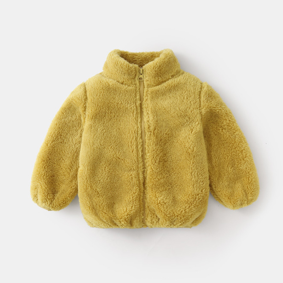 패션 어린이 소년 솔리드 컬러 플러시 코트 가을 겨울  - Yours Clothing Summer Jackets 리뷰 및 가격
