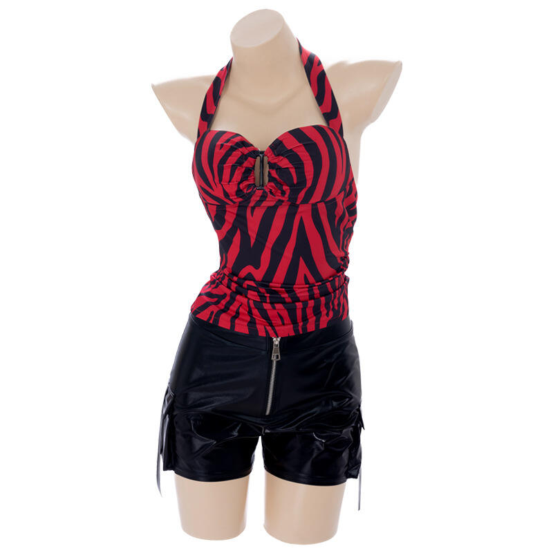 오브세션 니키 홀터탑 코스프레 여성용 탑 메쉬 홀터탑  - Halter Neck Top 리뷰 및 가격