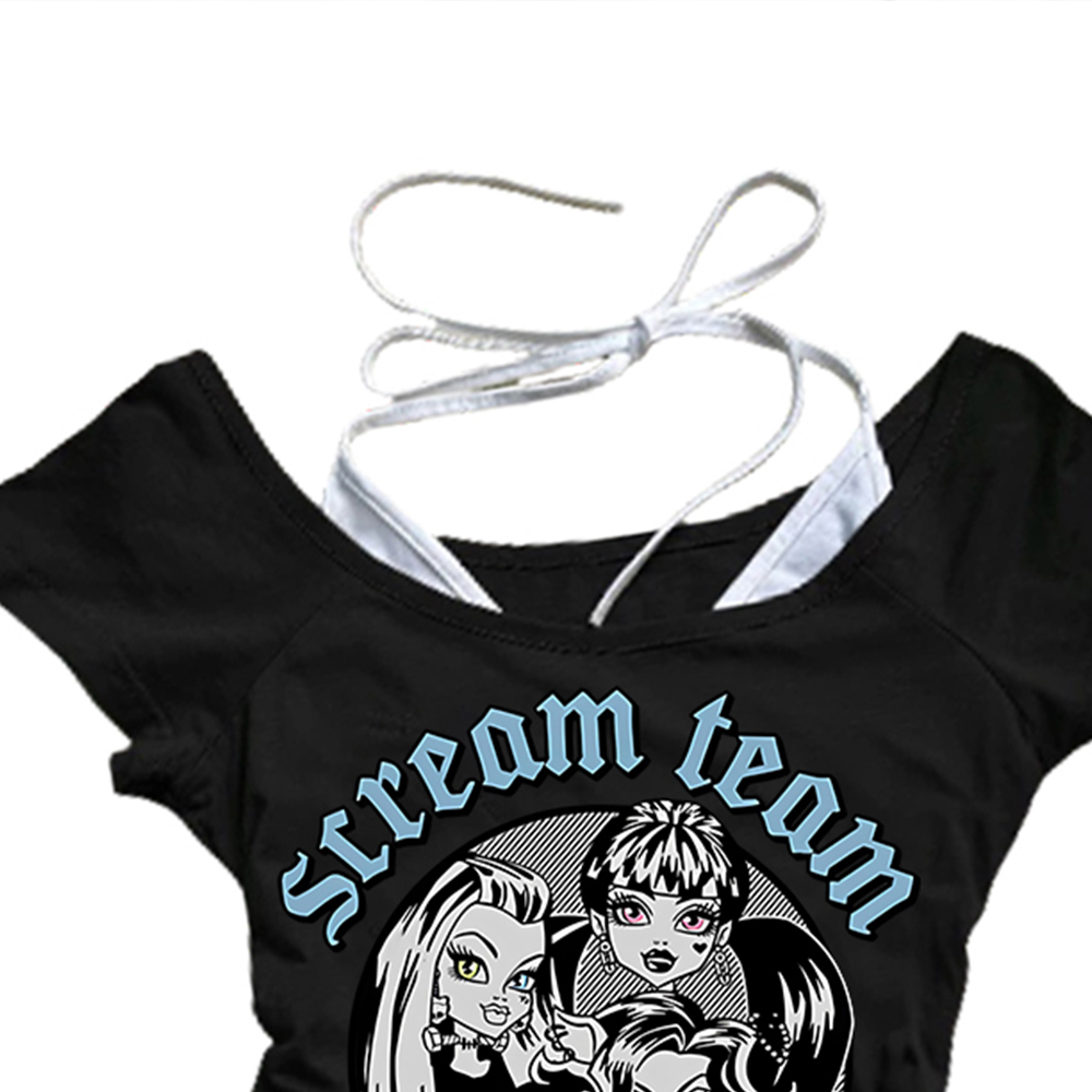 미적 펑크 페어리 티 카와이 베이비 프린트 street - Summer Clothing Newborn 리뷰 및 가격